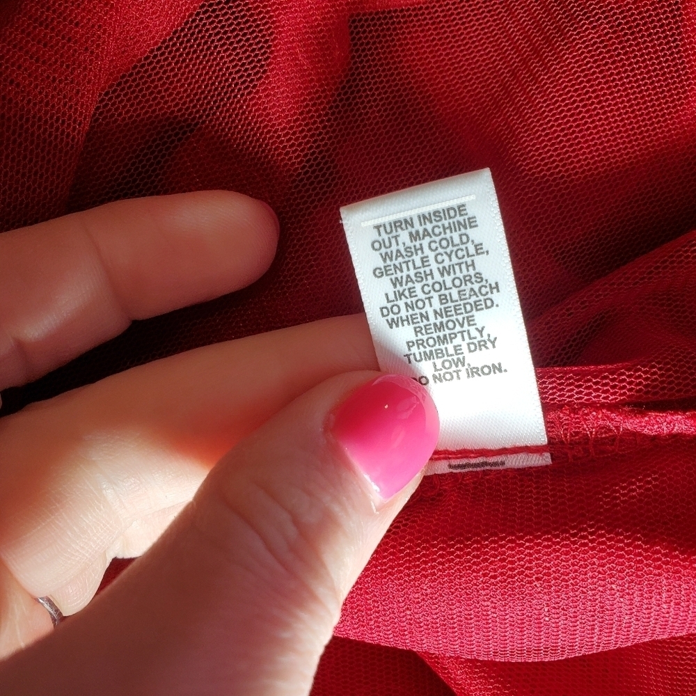 NWT Cato Size Large Women's Red Sequin Fully Lined Tank Top - Picture 3 of 13